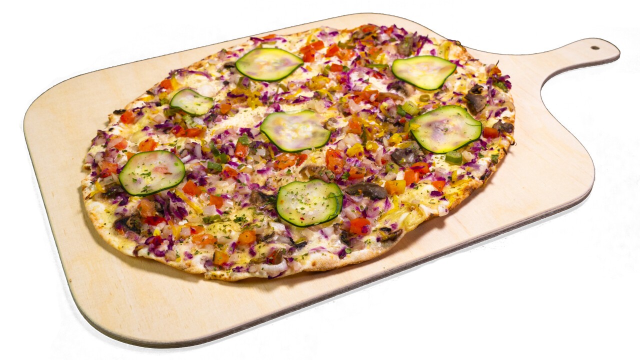 Flammkuchen mit 7 Gemüse - VEGAN