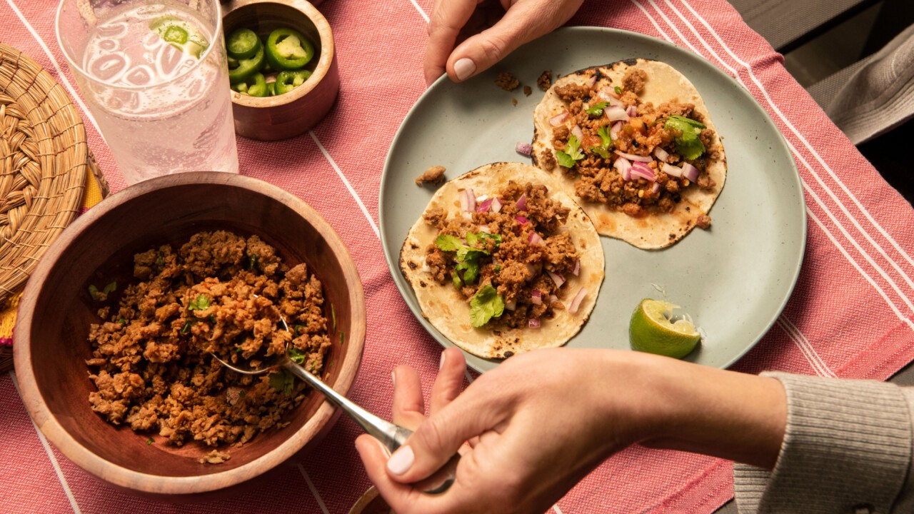 Beyond Meat Mince im Taco